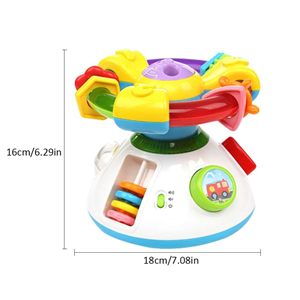 اسباب بازی چرخ فرمان موزیکال کودک FIVE STAR TOYS MUSIC 2 IN 1 PROJECTION_اسباب بازی